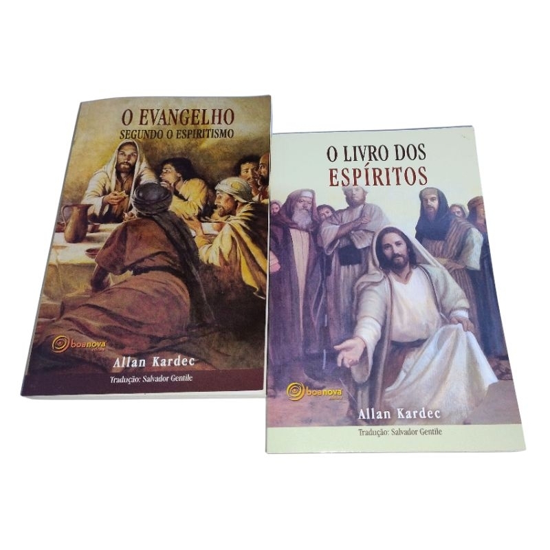 2 LIVROS: O Livro dos Espíritos + O Evangelho Segundo o Espiritismo ...