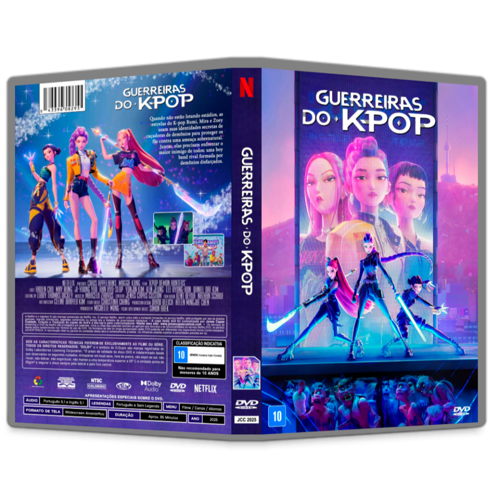 DVD - Guerreiras Do K-Pop (2025) (Dual Áudio) | Shopee Brasil