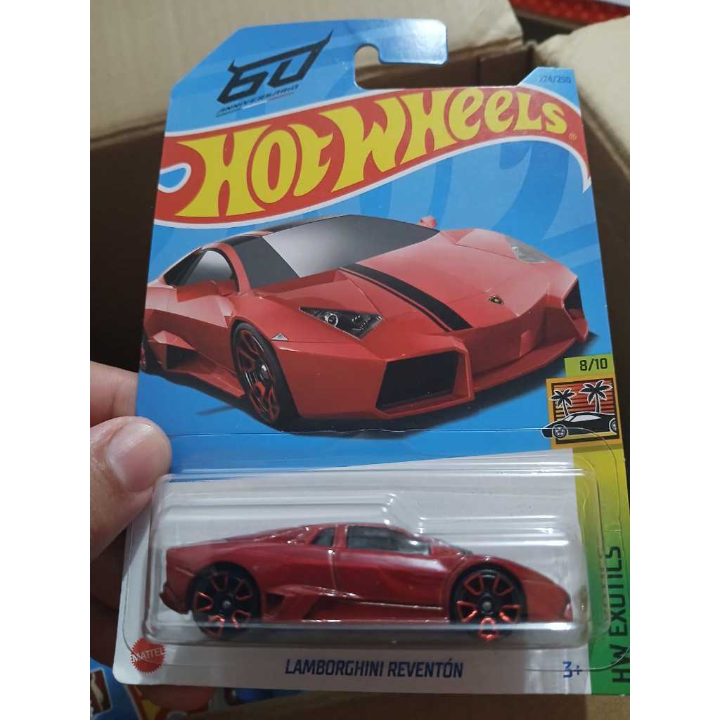 Hot Wheels Lamborghini Reventón Vermelho Raro - HW Exotics 60 Anos