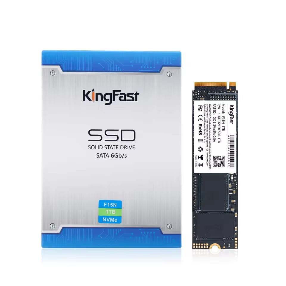 使用時間451時間 KingFast m.2 SSD NGFF 1TB Ssd/hd Kingfast 1tb M.2 Nvme/pcie 2280 - 3 Anos De ! Cor Preto