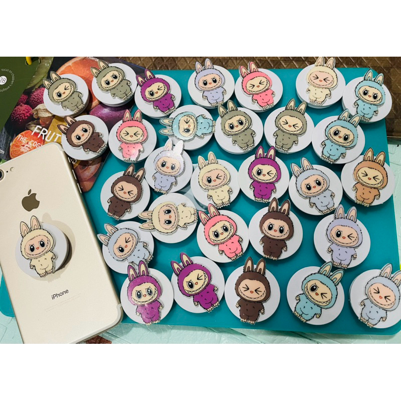 Kit 2 Suporte Pop Socket Para Celular De Dedo Labubu Novo Desenho Da Na ...