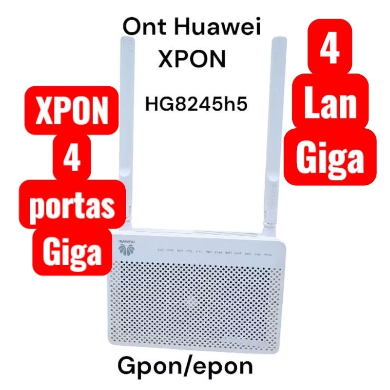 KIT 10 ONT ONU HUAWEI HG8245H5 XPON GPON/EPON E FONTES