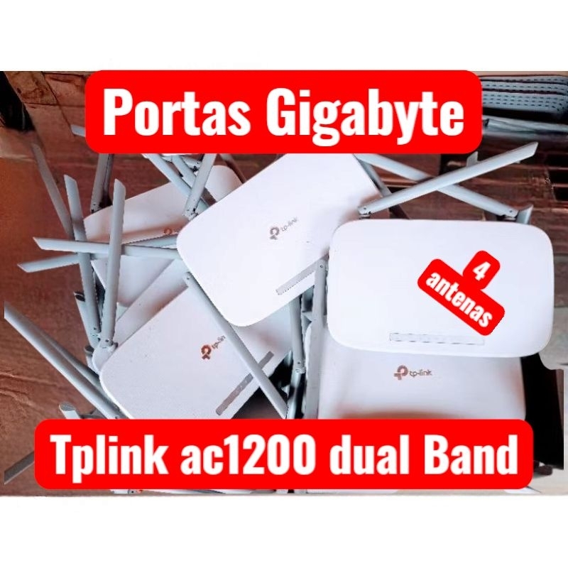 10 unidades Roteador TP-Link ec220-g5 e fontes branquinhos limpos