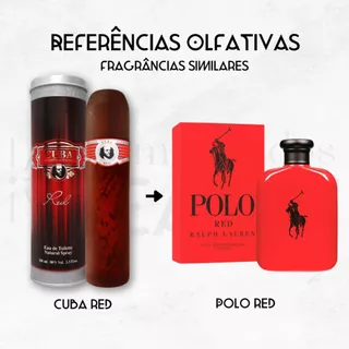 CUBA RED: Perfume Importado Masculino Cuba Red Original EDT 100ml com Nota