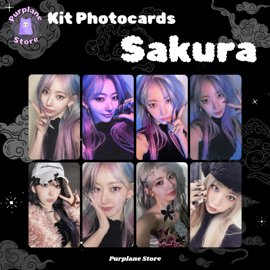 Photocards Sakura Le Sserafim Kpop Fanmade | Shopee Brasil