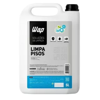 WAP Limpa Pisos 5L: Limpeza profissional e perfume que encanta! Ideal para grandes áreas