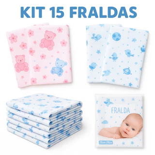 Fraldas de Pano 60x60cm Minasrey 100% Algodão • Paninho • Toalhinha • CONTÉM VARIAÇÃO DE QUANTIDADE em Oferta na Shopee