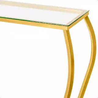 Aparador Imperial moderno com tampo de vidro e pintura eletrostatica
