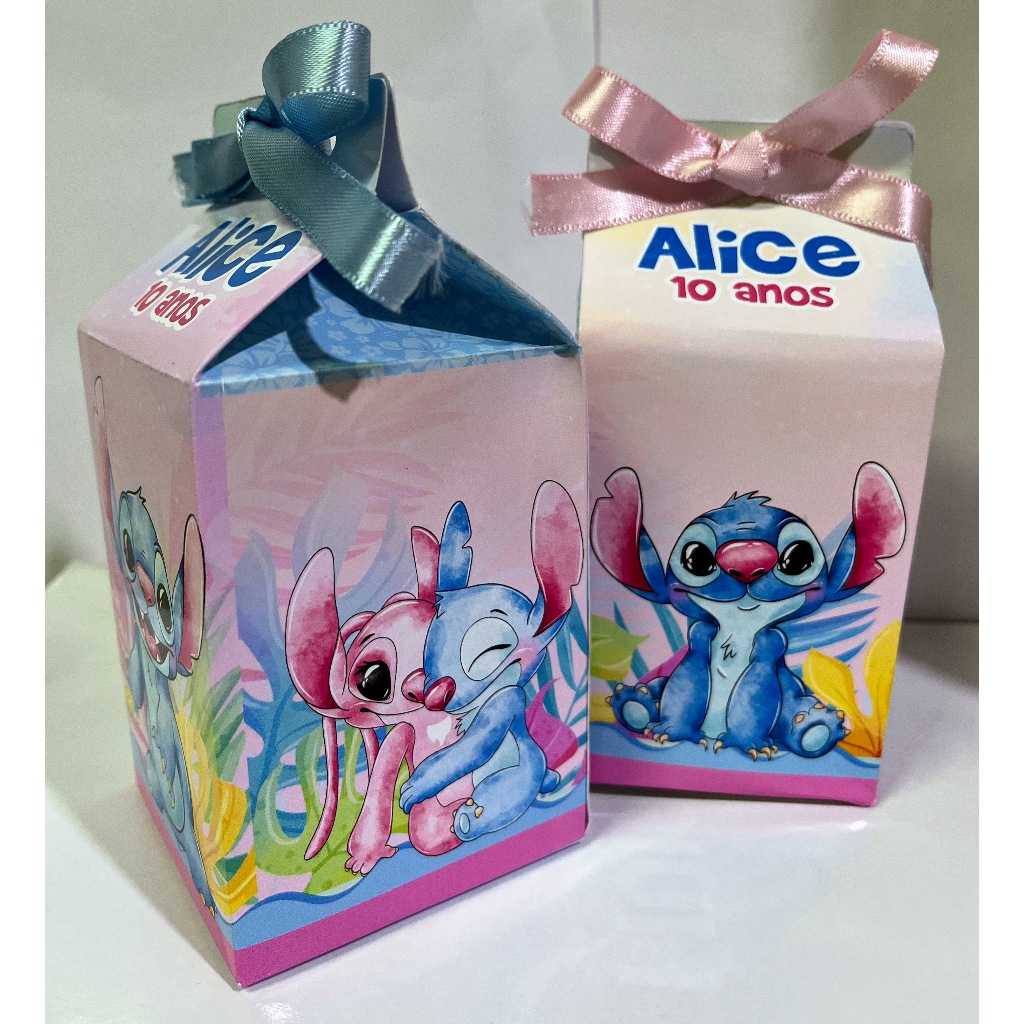 10 UNIDADES-Caixa Milk personalizada Sticht - kit caixinhas milk