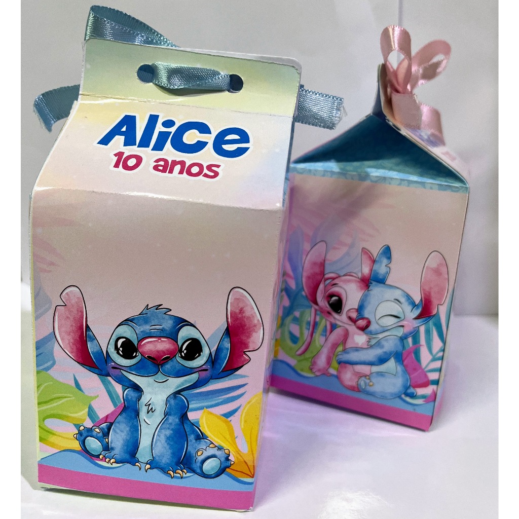 10 UNIDADES-Caixa Milk personalizada Sticht - kit caixinhas milk