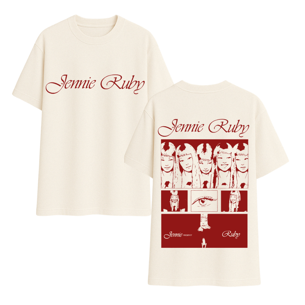 Camiseta Estampada Jennie Ruby K-Pop Cantora Internacional Camisa