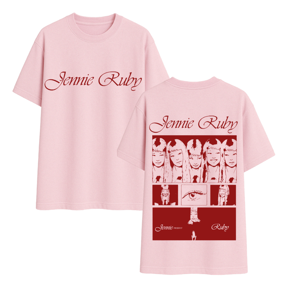 Camiseta Estampada Jennie Ruby K-Pop Cantora Internacional Camisa