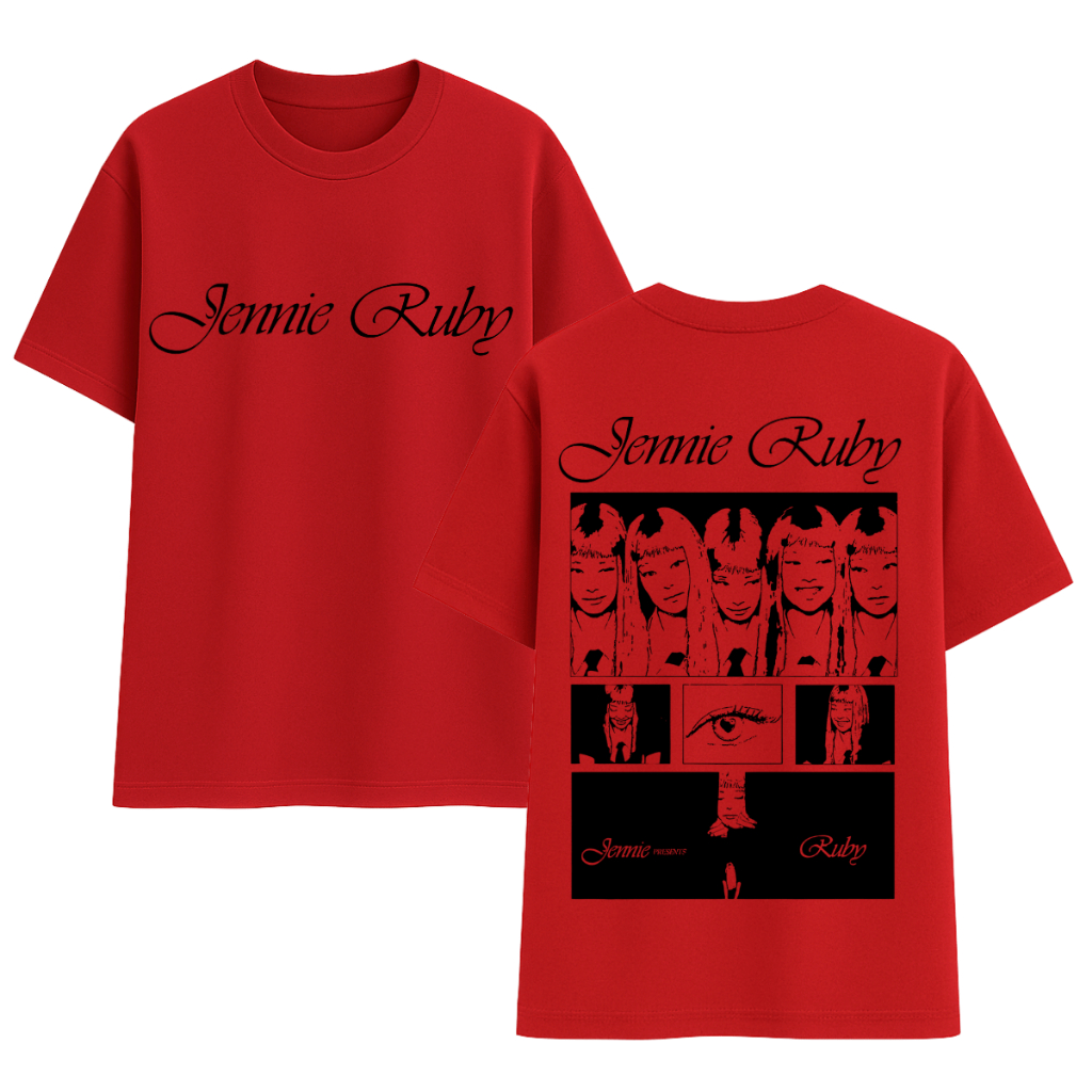 Camiseta Estampada Jennie Ruby K-Pop Cantora Internacional Camisa