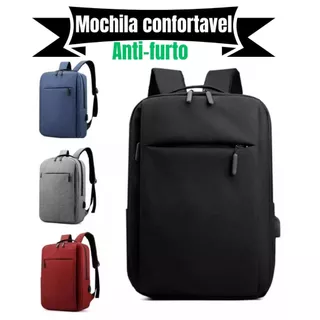 Mochila Unissex Impermeável Notebook 15.6 Antifurto Carregamento Usb Cores em Oferta na Shopee