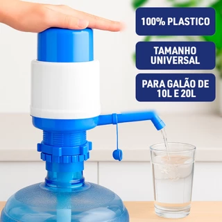 Bomba Para Galão De Água Garrafão Bebedouro Manual Universal 10/20l Dispensador em Oferta na Shopee