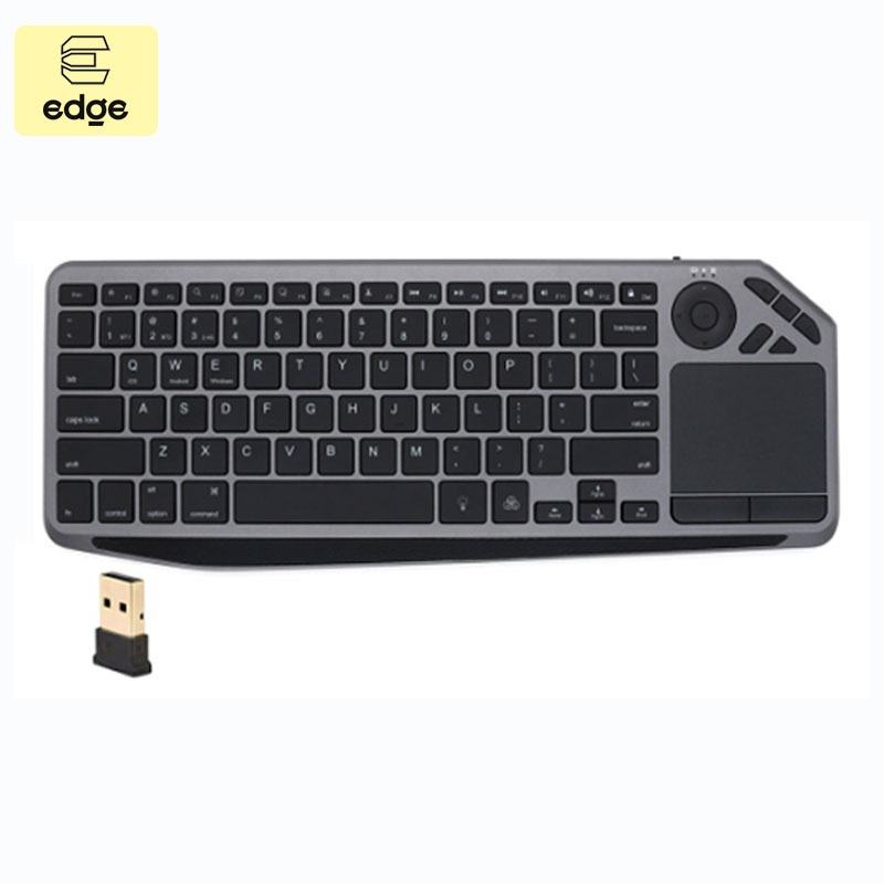Teclado Wireless Touchpad Com Mouse Touch Bluetooth Celular-Laptop-Tablet Recarregável