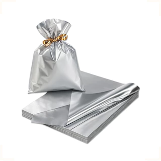 Embalagem Saco Para Presente Metalizado 10x15 Kits de 25 a 100 Un