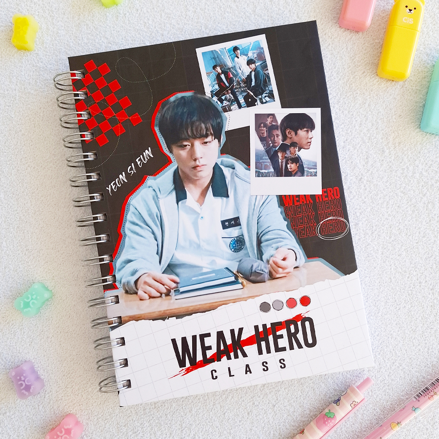 Diário de doramas/ Caderno/ Bullet Journal/ Bloco A6 - Weak Hero Class ...