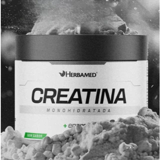CREATINA HERBAMED 100% PURA APROVADA ANVISA + FORÇA + ENERGIA + DESEMPENHO + NUTRIÇÃO + MÚSCULO + POTÊNCIA 300Gr POTE