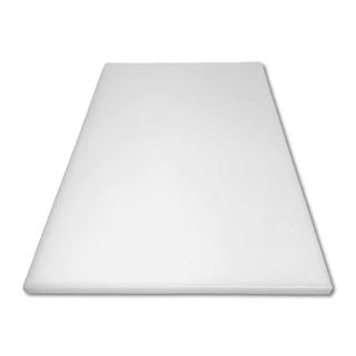 Tábua Placa P/ Corte Carnes Polietileno 100 X 50 Cm X 08 Mm Cor Branco Lisa em Oferta na Shopee