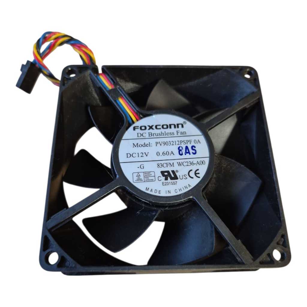 Cooler 90x90x32mm Dc12v 0.60a Pv903212pspf 0a 4 Fios | Shopee Brasil