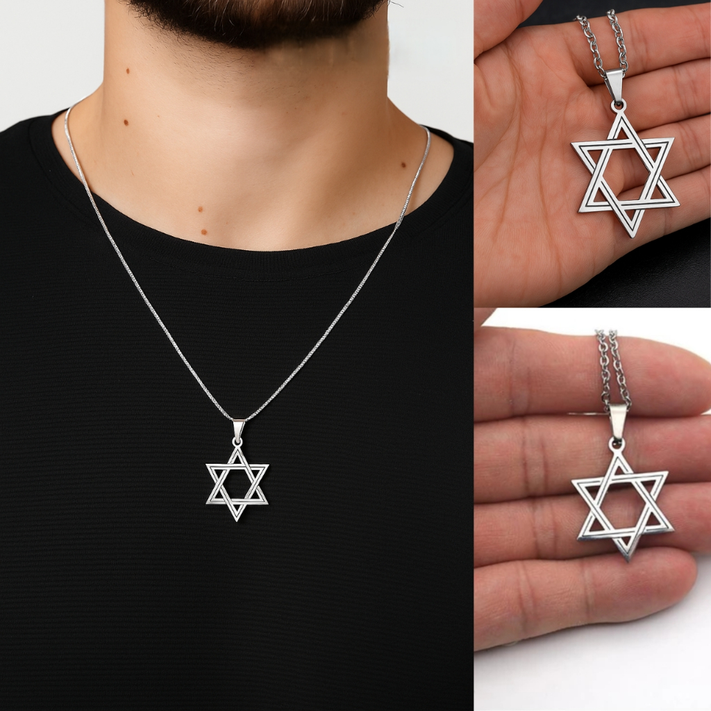 colar estrela de davi em Promoção na Shopee Brasil 2026