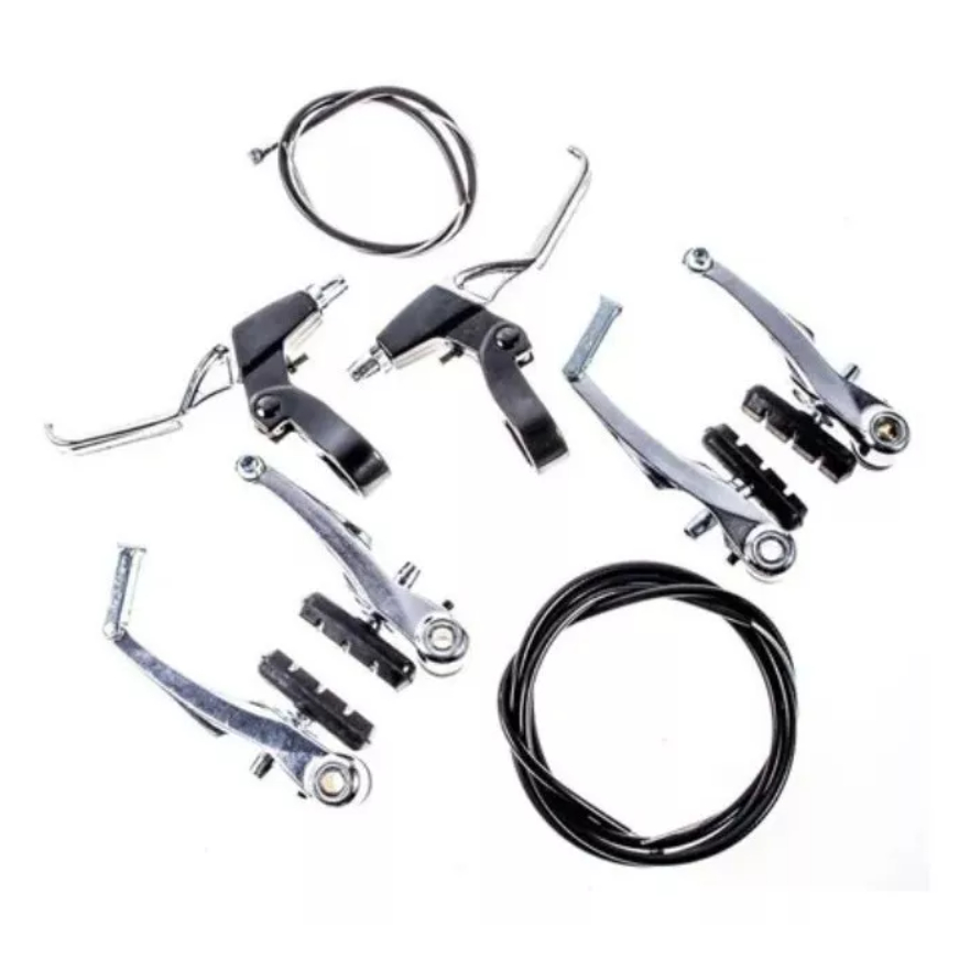Freio V-BRAKE Com Manete Em Alumínio