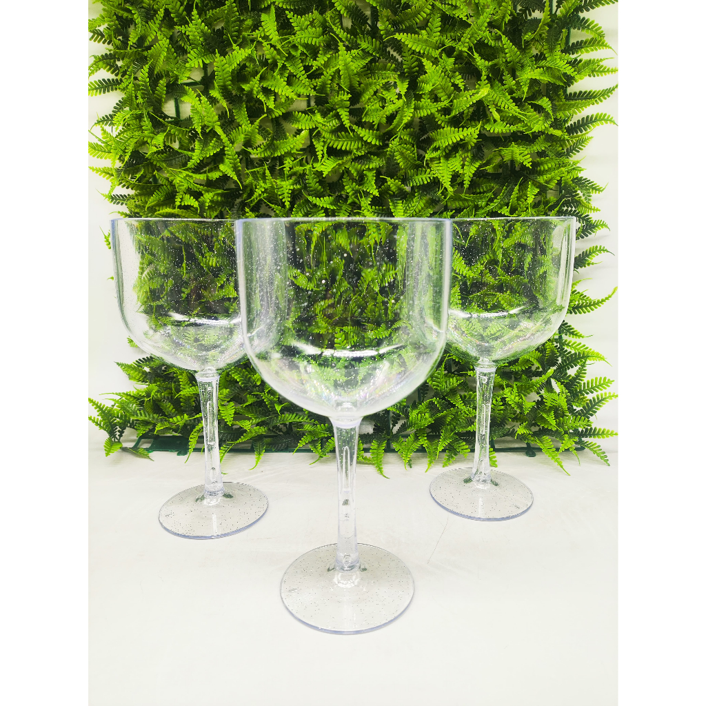 Kit 30 Taça de Acrílico Premium Gin 580ml Transparente - SEM PERSONALIZAÇÃO