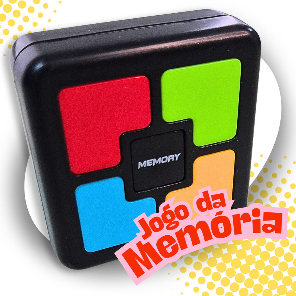Jogo da Memória Eletrônico Infantil Luzes Cores E Sons - 1 unidade ...