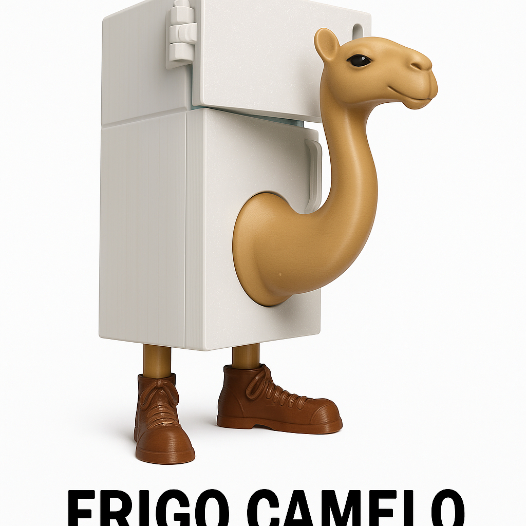 🐪 FrigoCamelo™ – Geladeira-Camelo Articulada | Toy Art 3D Colecionável ...