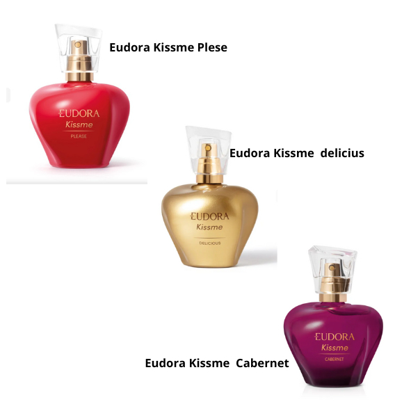 Eudora, Kissme Colônias, 50 ml (Escolha sua Fragrância) | Shopee