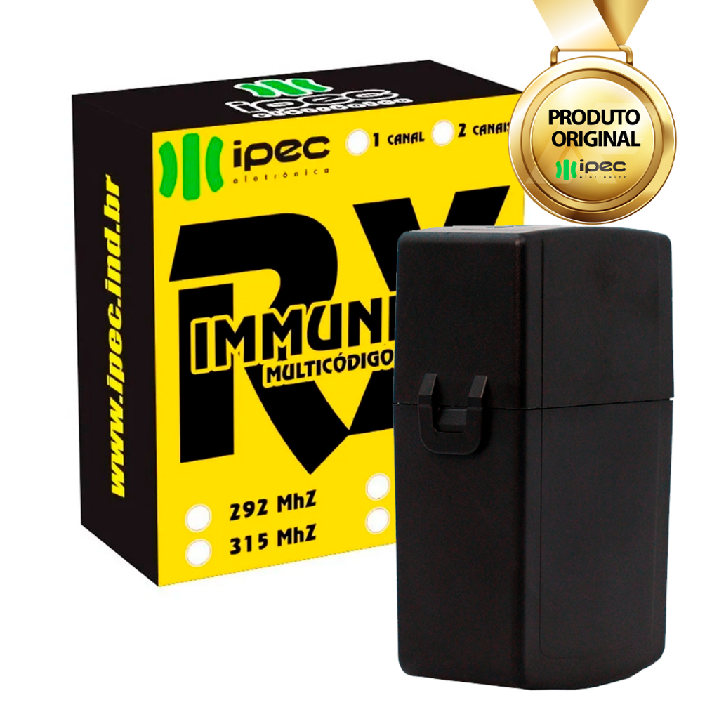 Receptor RX IMMUNITY 1 CANAL 512 Controles Memória Externa