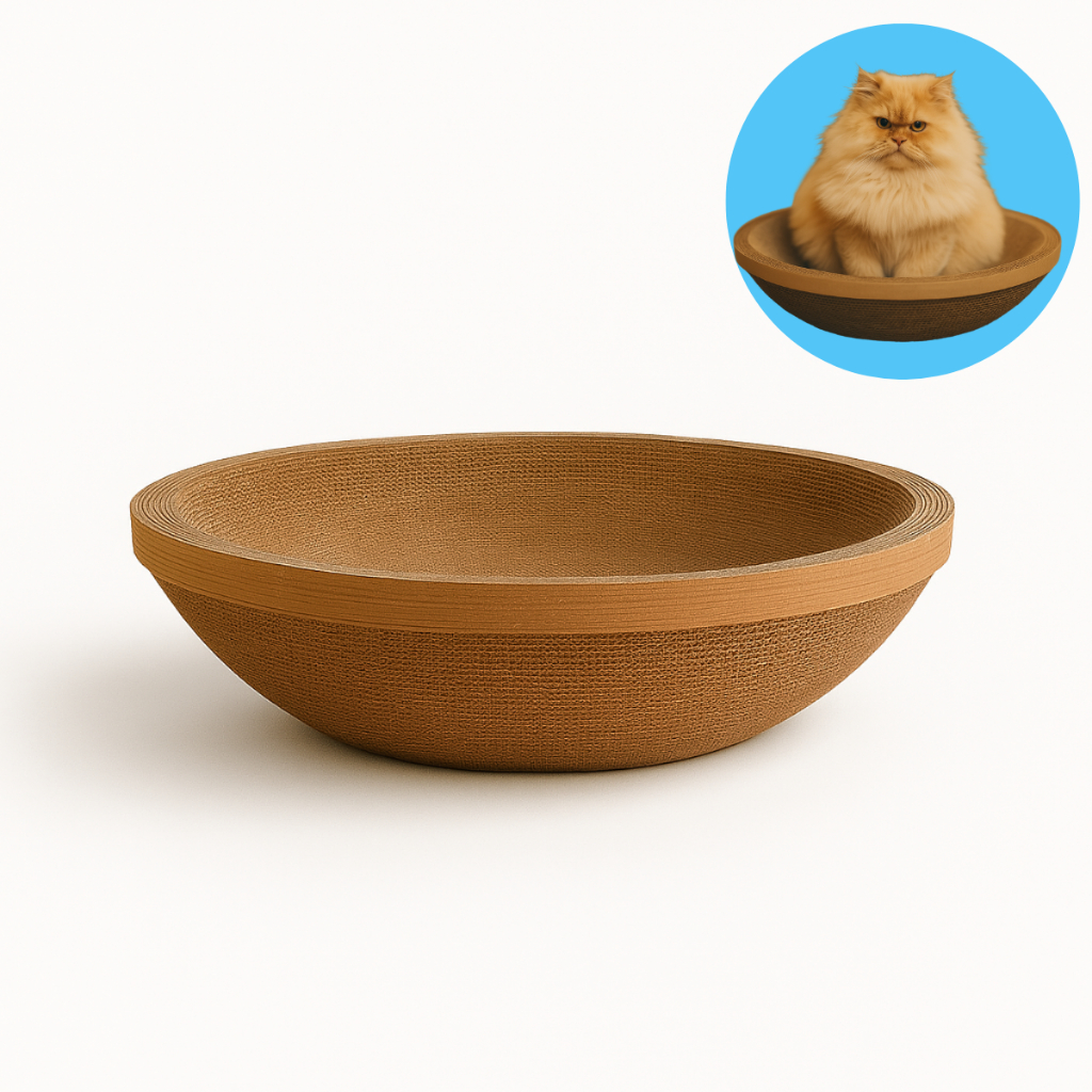 Arranhador Cama De Gato De Papelão Durável Confortável
