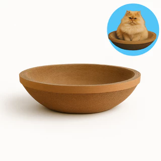 Arranhador Cama De Gato De Papelão Durável Confortável