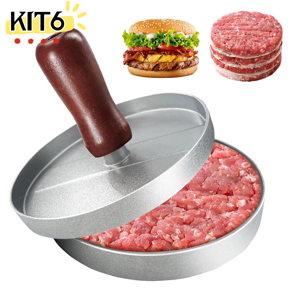 Forma Modelador De Fazer Hambúrguer Caseiro Fácil E Rápido-Forma Modeladora De Hambúrguer KIT4