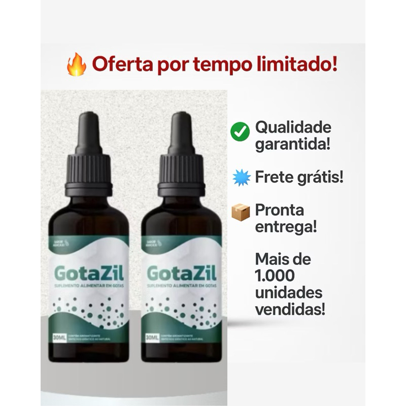 Gotazil gotas original | Shopee Brasil