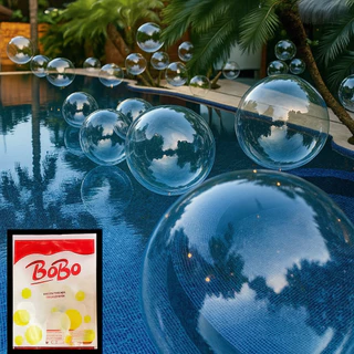 Kit 10 Unidades Balão Bubble - 10/18/24 Polegadas - Cristal Bolha Transparente Festas Decoração