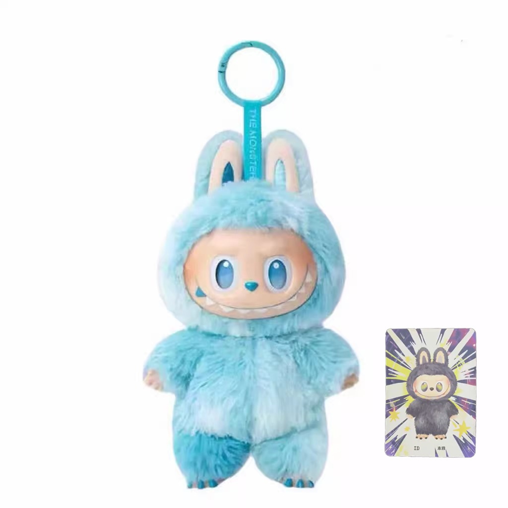 Labubu 3ª Geração Pop Mart Com cartão The Monters Chaveiro Boneco