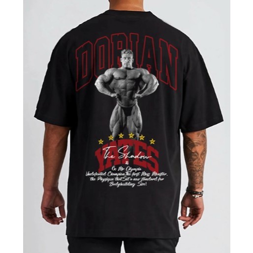 Camiseta Normal e Oversized Treino Legends Dorian Yates Academia Novo!