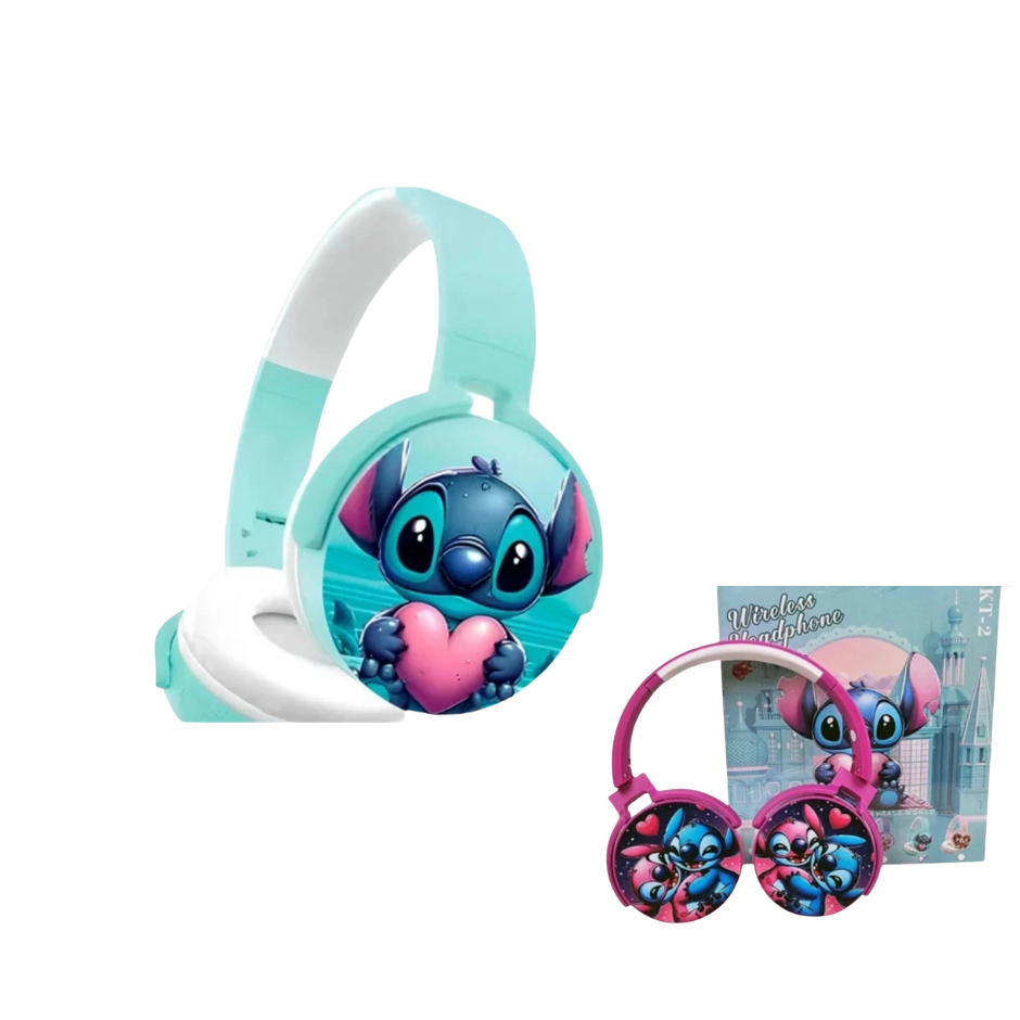 Fone de Ouvido Infantil Stitch Com Ajuste Menino Menina Presente ...