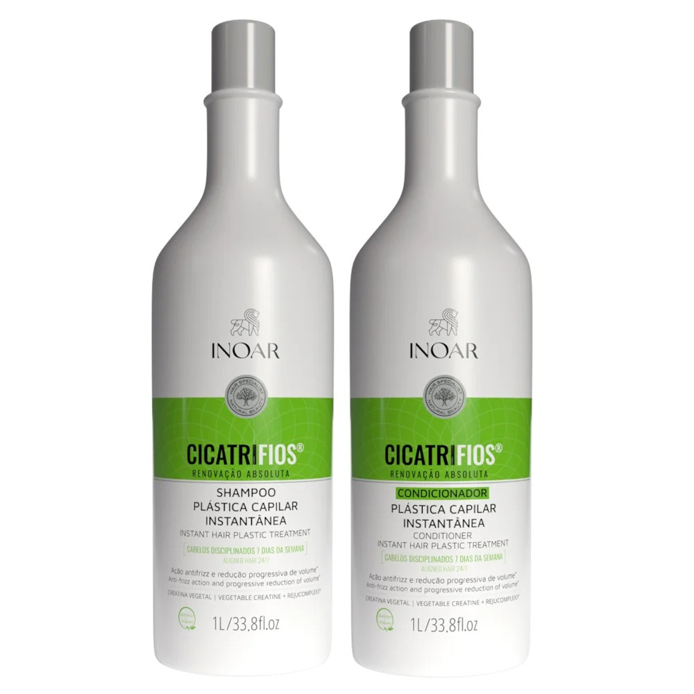 Inoar Kit Cicatrifios Renovação Absoluta Shampoo e Condicionador 1L ...