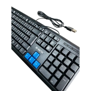 Teclado Para Pc Computador Padrão Abnt2 Usb Com Fio Cor Preto (BM-T01)