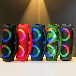 Caixa de som boom box grande com Led Rgb Bluetooth e radio FM PORTATIL IP67 em Oferta na Shopee