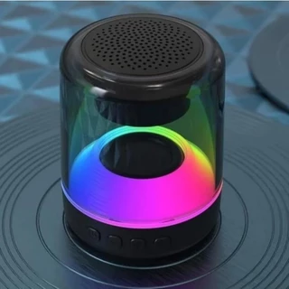 Caixa de Som Potente Led RGB Bluetooth 5.0 Portátil Som Potente (3530)