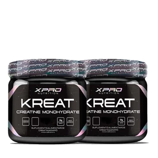 Kit 2x Kreat Creatina Monohydrate 300gr - XPro Nutrition em Oferta na Shopee