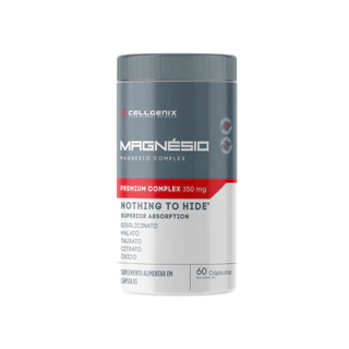 Magnesio Complex 60 Capsulas Cellgenix em Oferta na Shopee