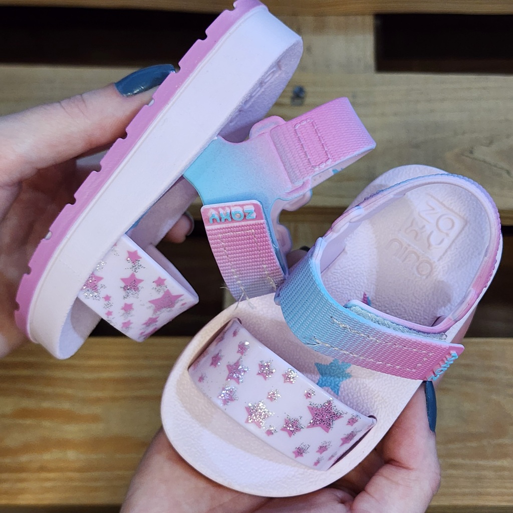 19060 Sandália Zanynina Moderninha Infantil Zaxy Feminina Chinelo