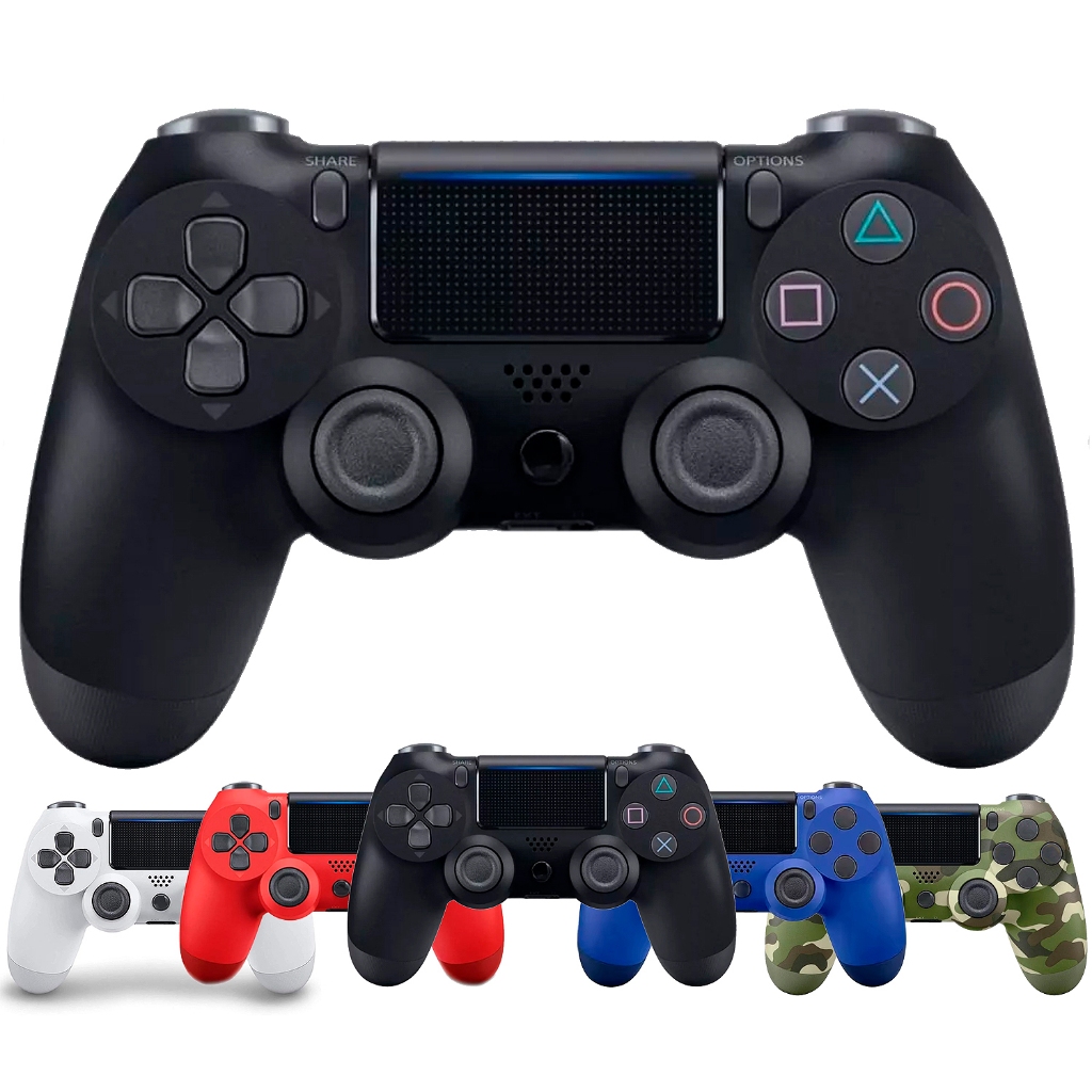 Kit 2 Controle Sem fio Para Ps4 Joystick Playstation Dualshock 4