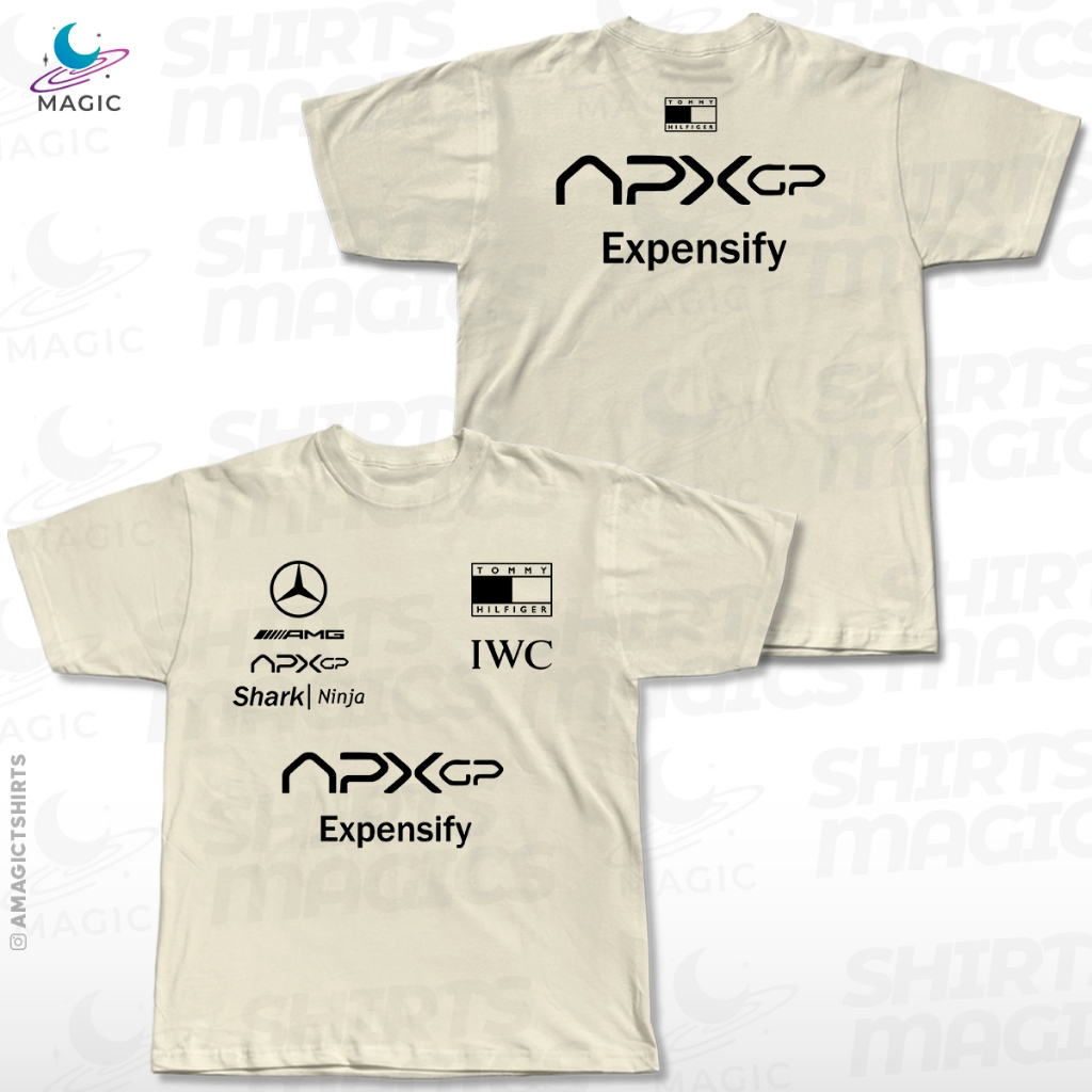 Camiseta Sponsorships APX GP Team F1 The Movie 100% Algodão | Shopee Brasil
