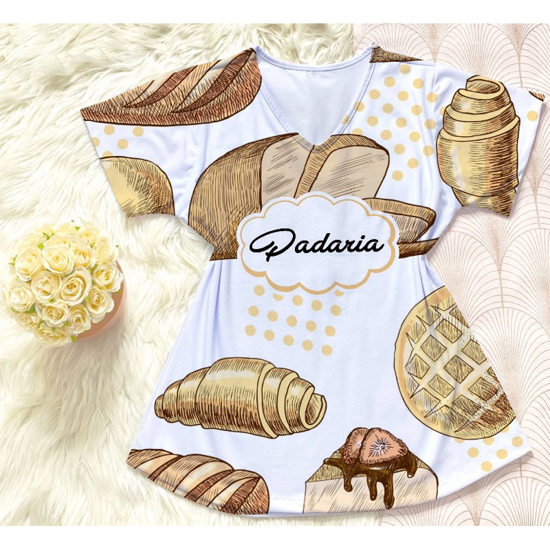 Camiseta T-shirt Blusa Padaria feminina
